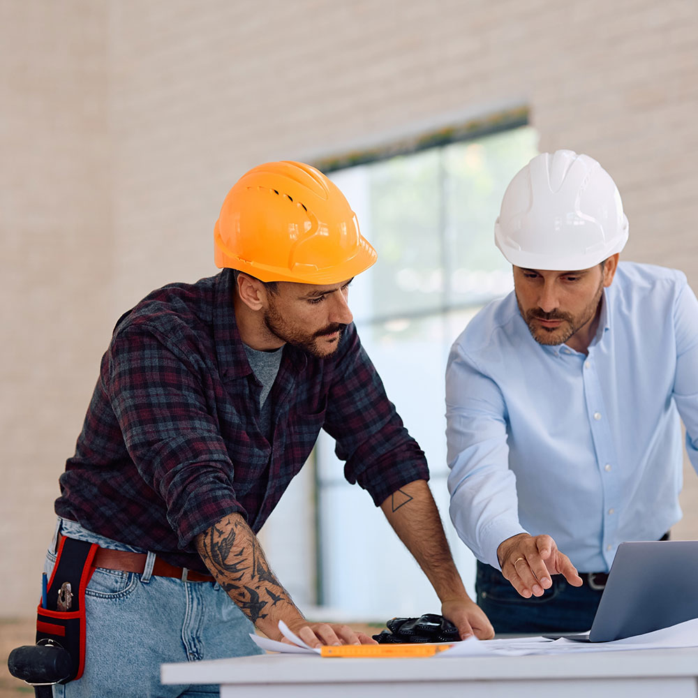 Tradesmen Building Roofing